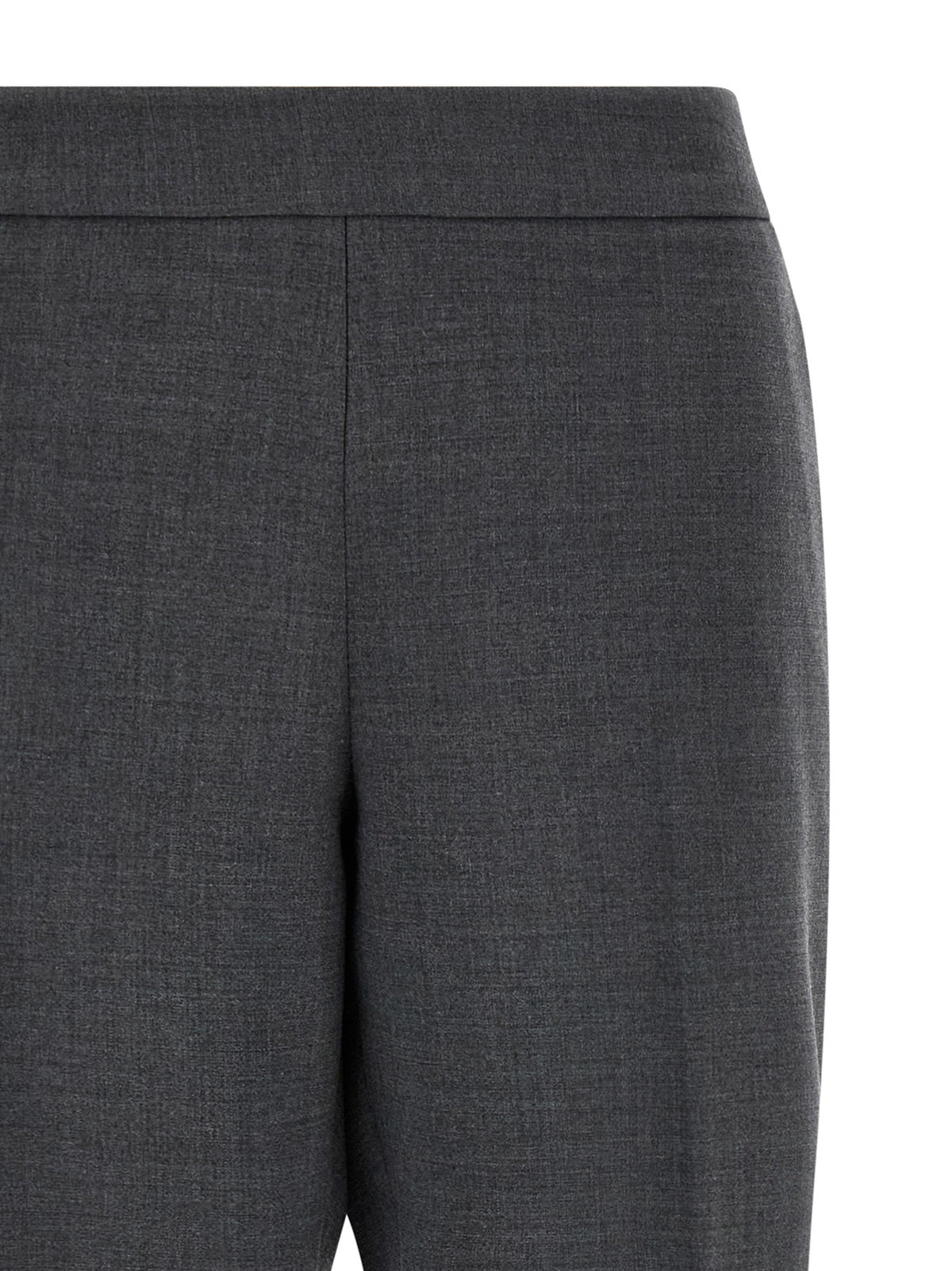 Alberto Biani Gray Polyester Cropped Pants