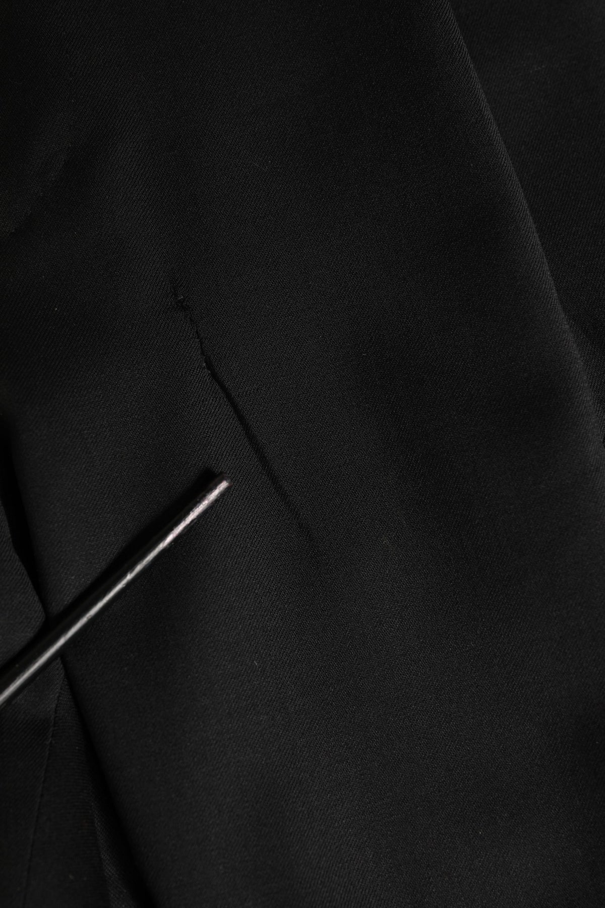 Dolce & Gabbana Black Wool Stretch Formal Dress Trouser
