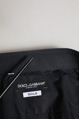 Dolce & Gabbana Black GOLD Long Sleeves Formal Dress Shirt