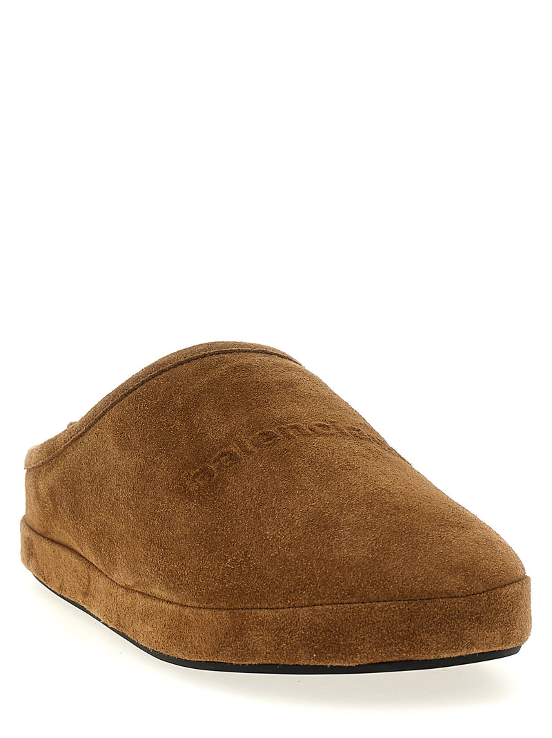 Balenciaga Brown Calfskin Mules - Alaska Sabots