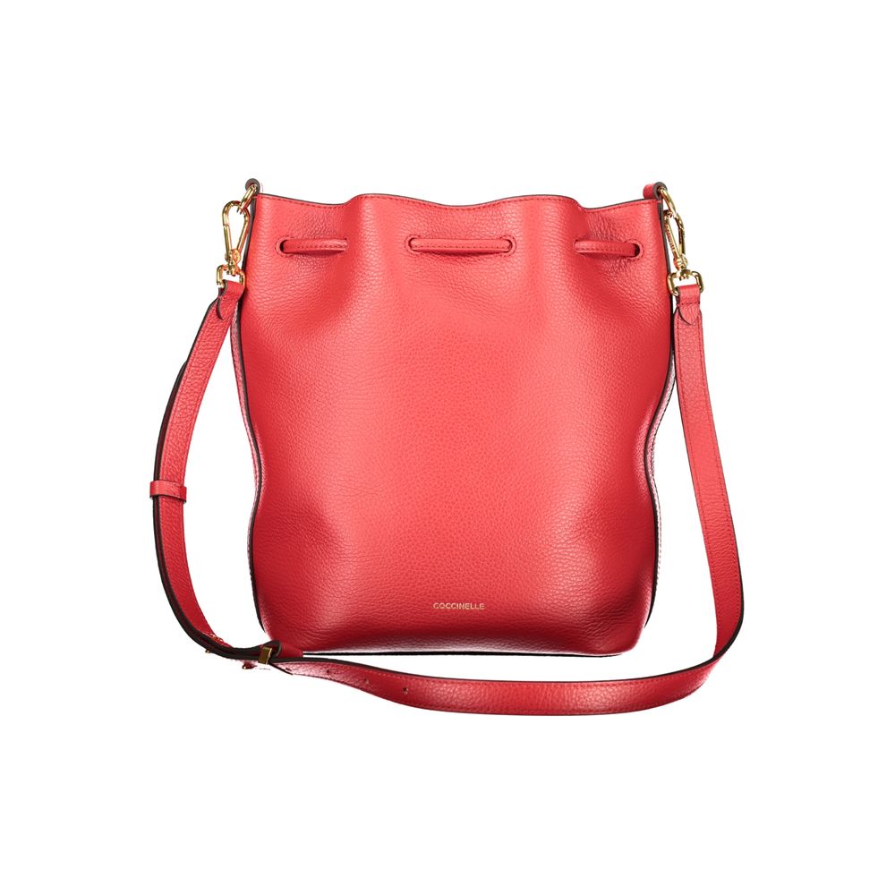 Coccinelle Beat Generation Red Leather Women's Bucket Bag