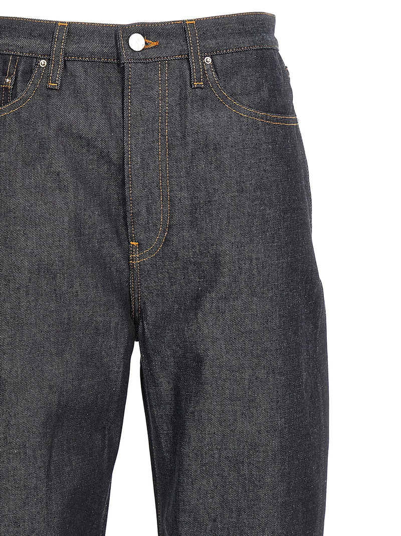 TOTEME Blue Twisted Seam Cotton Jeans