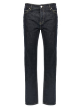 TOTEME Blue Cotton Tapered Jeans