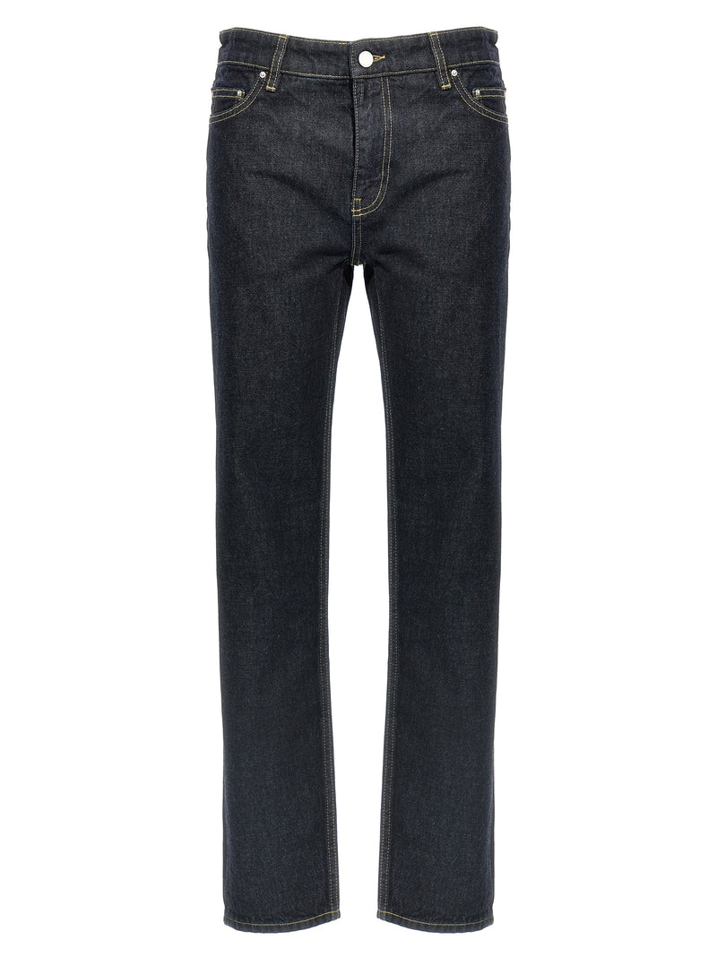 TOTEME Blue Cotton Tapered Jeans - Low Taper Style