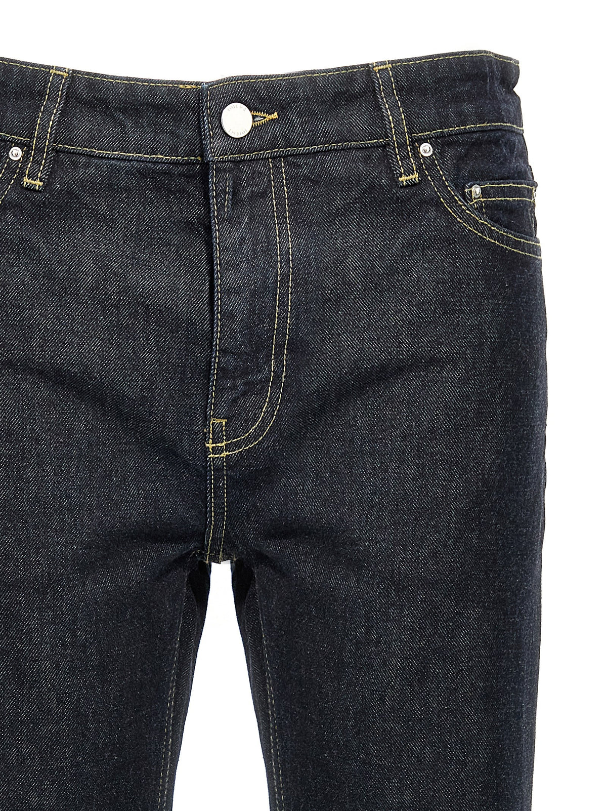 TOTEME Blue Cotton Tapered Jeans