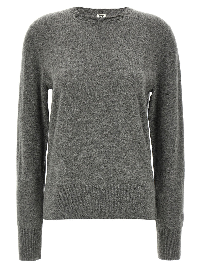 TOTEME Gray Cashmere Cardigan - Luxurious Comfort