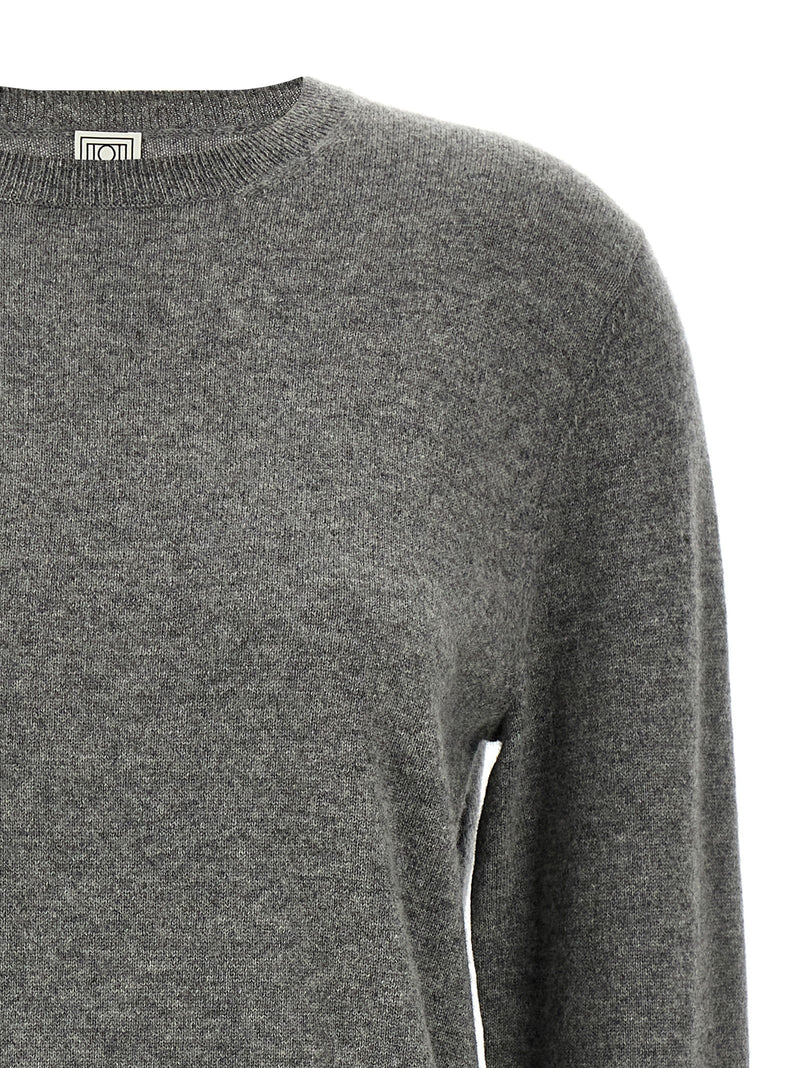 TOTEME Gray Cashmere Cardigan - Luxurious Comfort