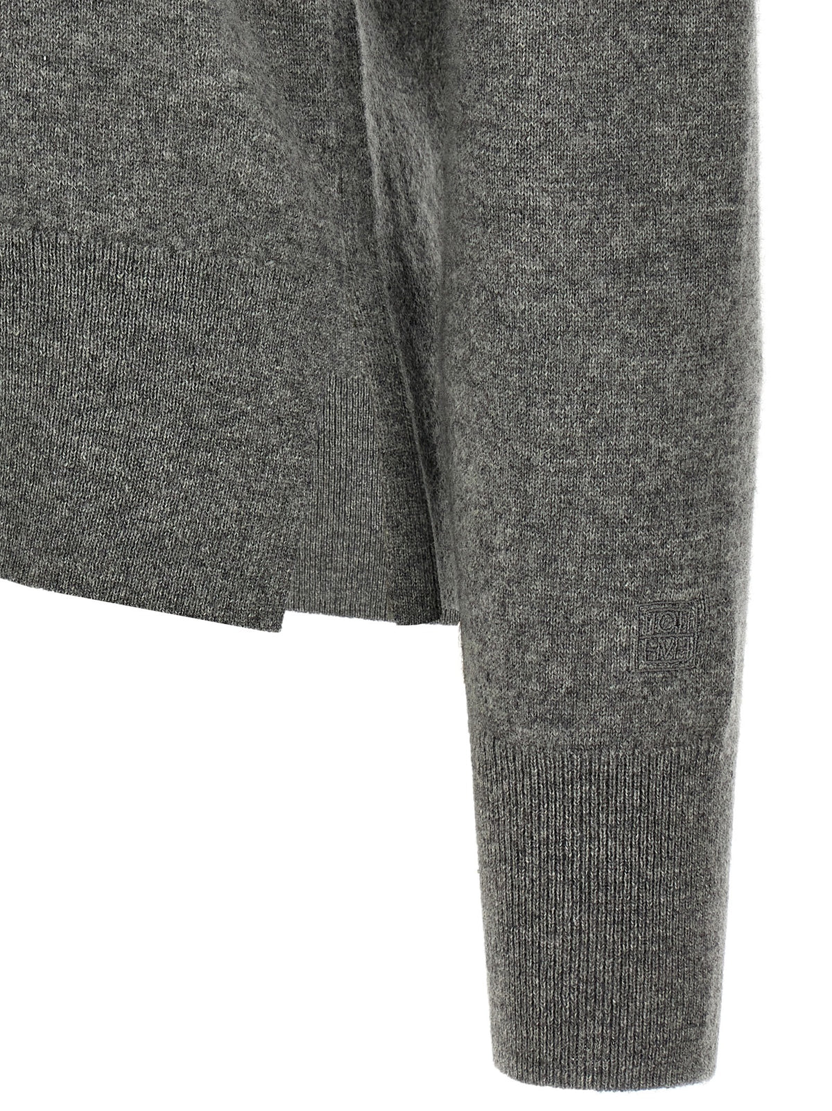 TOTEME Gray Cashmere Cardigan