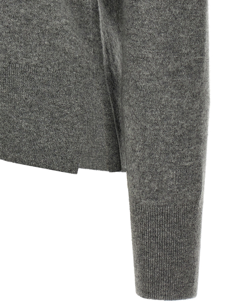 TOTEME Gray Cashmere Cardigan - Luxurious Comfort