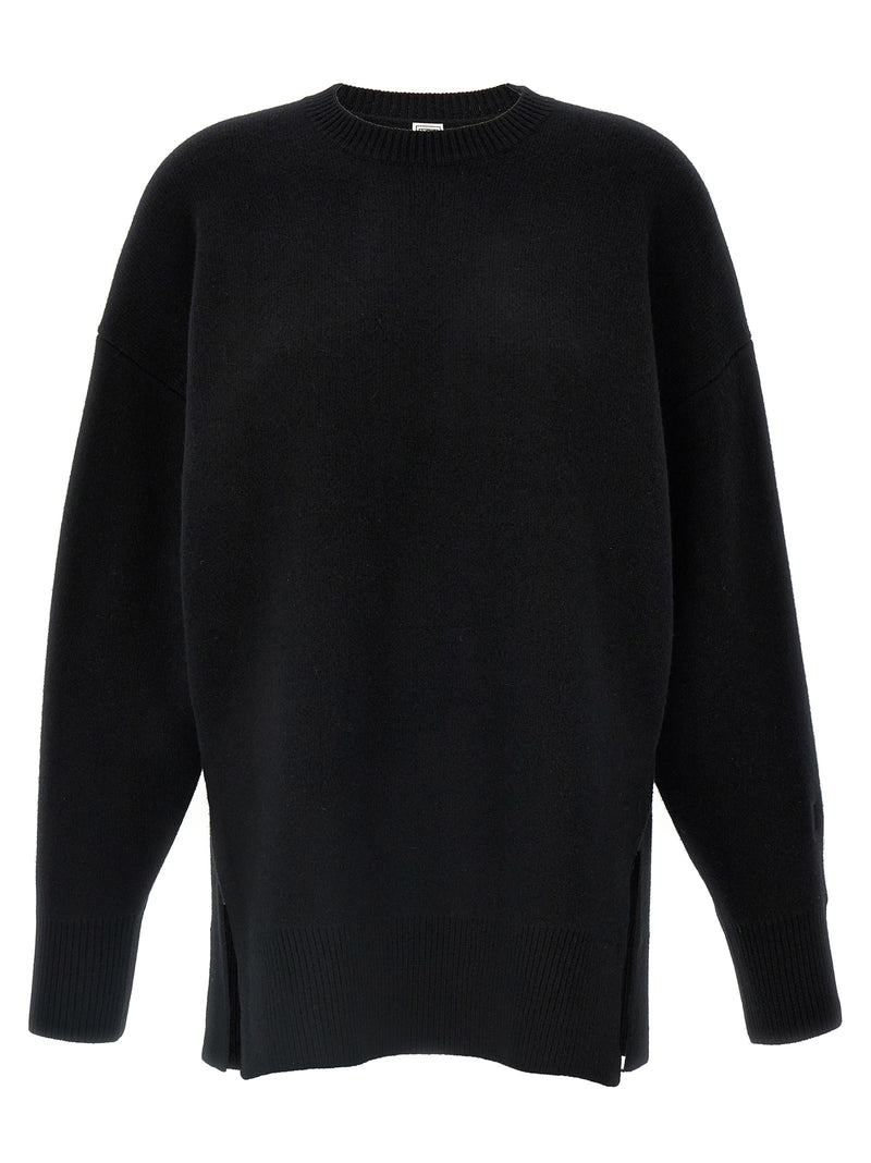TOTEME Black Double-Knit Cardigan for Women