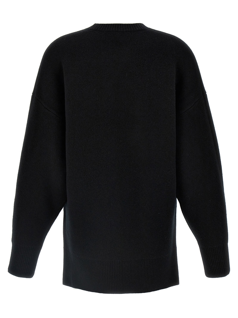 TOTEME Black Double-Knit Cardigan for Women