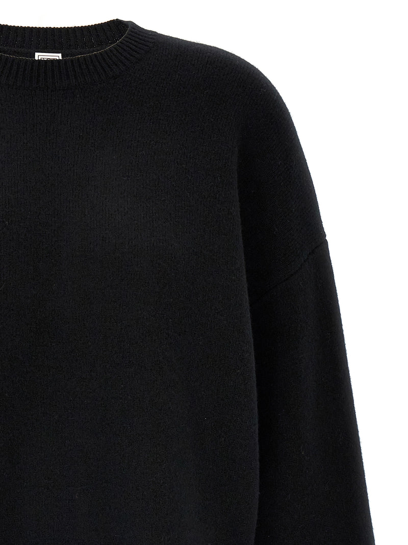 TOTEME Black Double-Knit Cardigan for Women