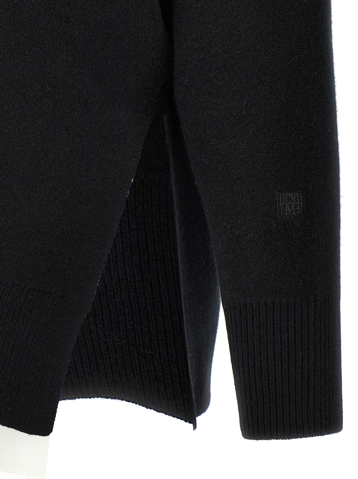 TOTEME Black Polyester Cardigan