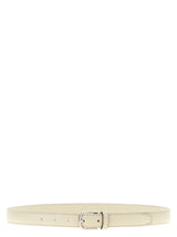 TOTEME White Leather Regular Belt