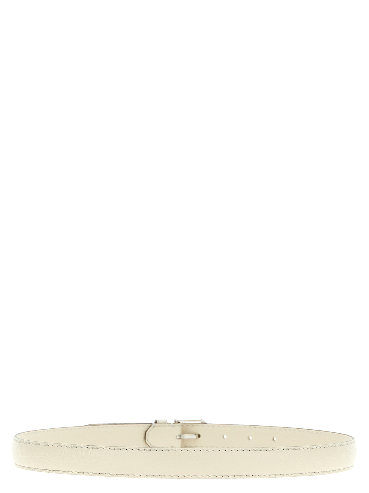 TOTEME White Leather Regular Belt