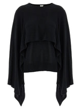 TOTEME Black Silk Cardigan