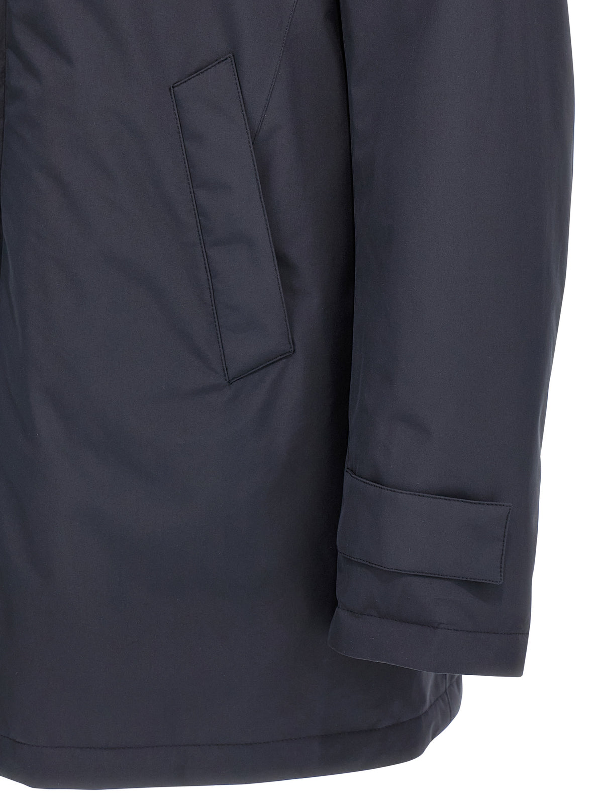Herno Blue Polyester Parka for Men
