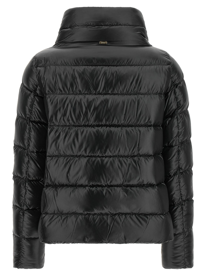 Herno Black Polyamide Full-Length Jacket