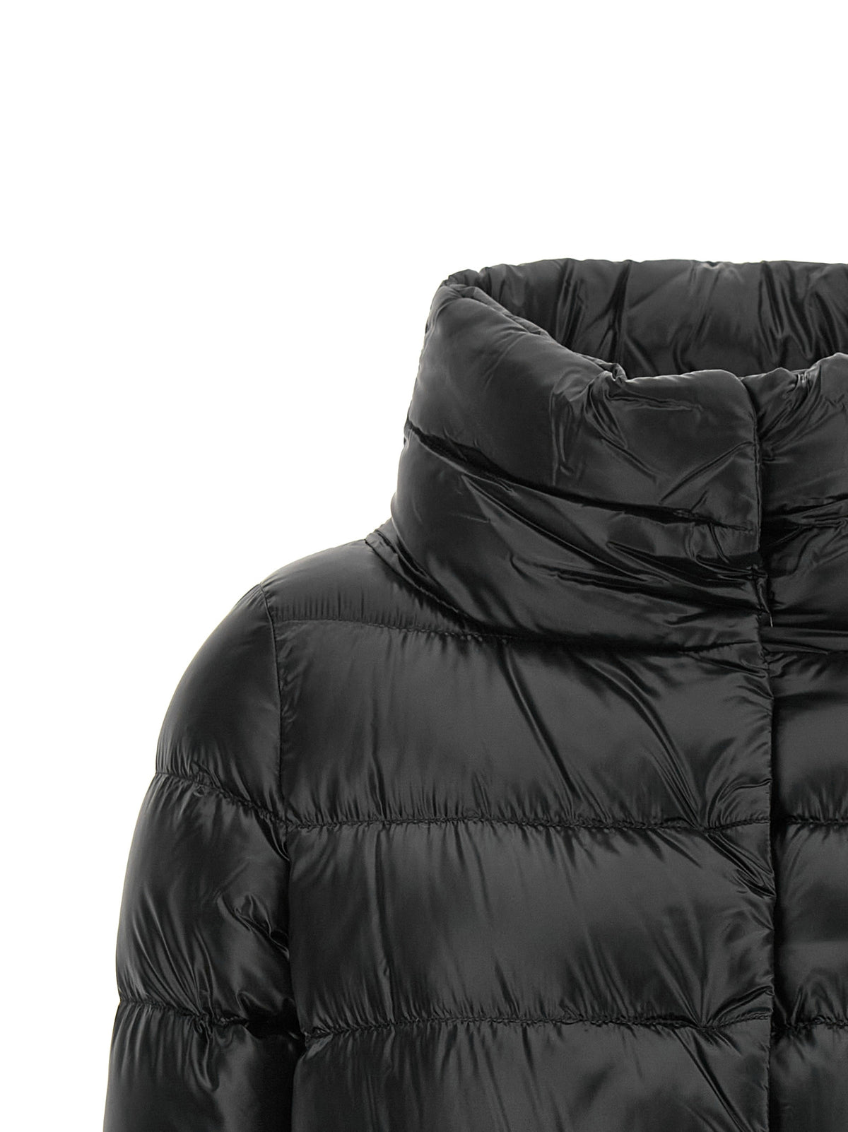 Herno Black Polyamide Full-Length Jacket