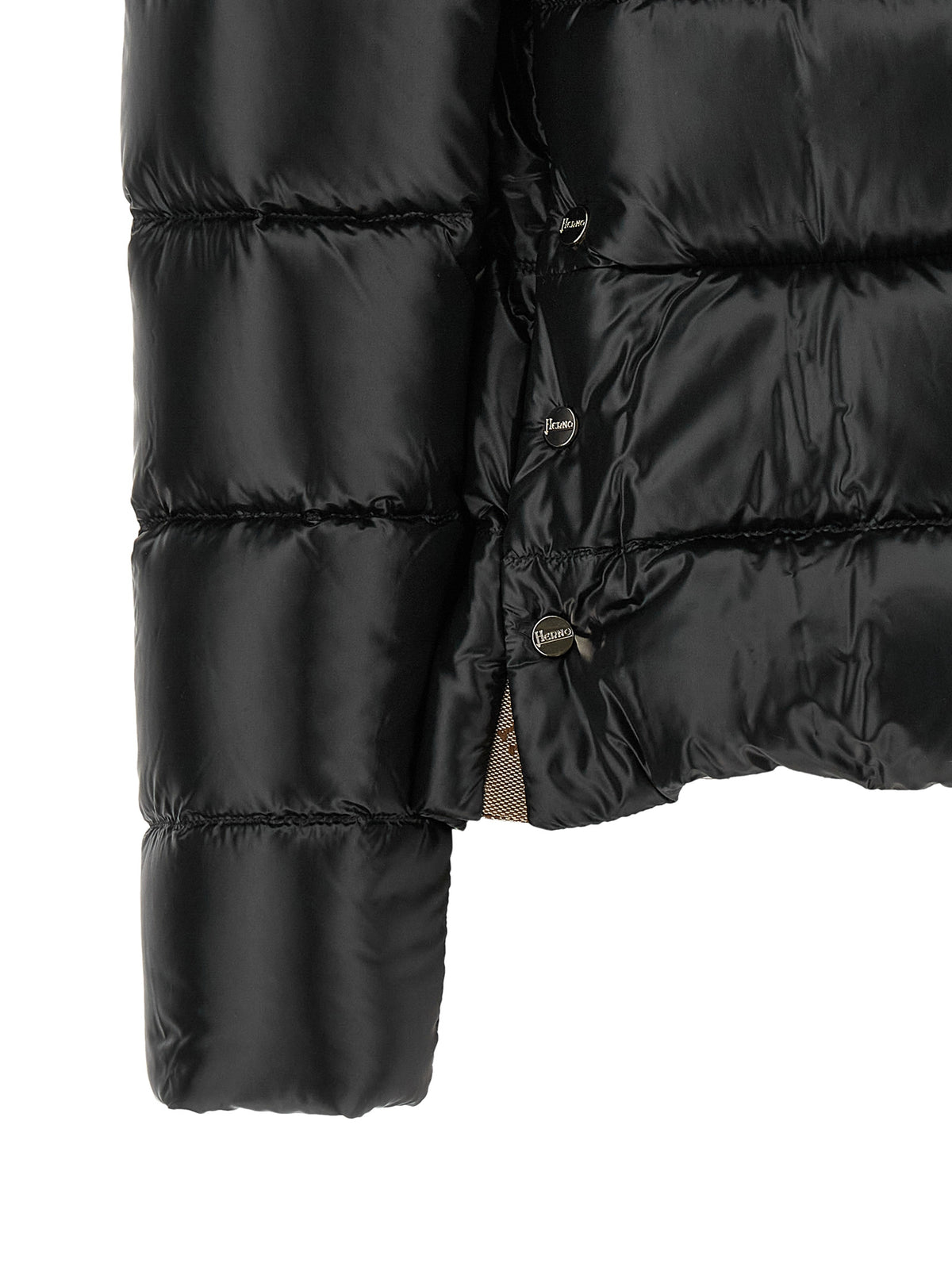 Herno Black Polyamide Full-Length Jacket