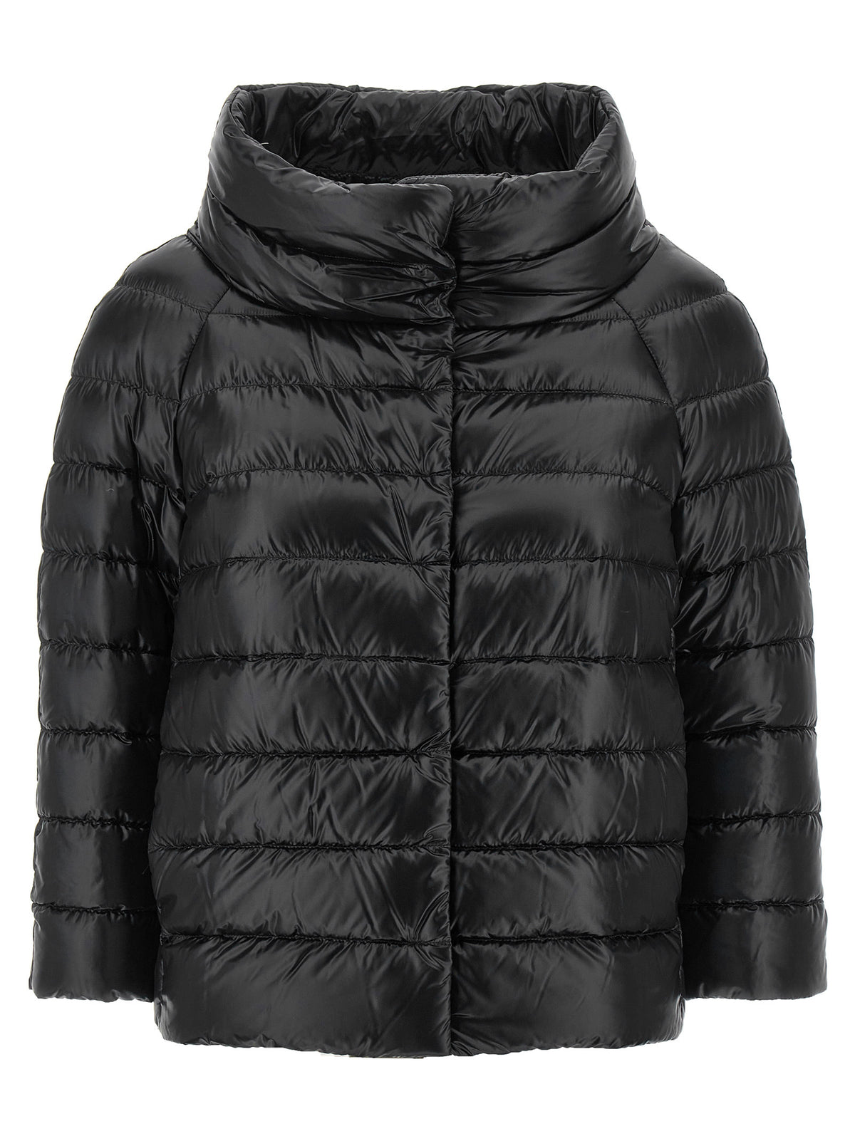 Herno Black Polyamide Full-Length Jacket