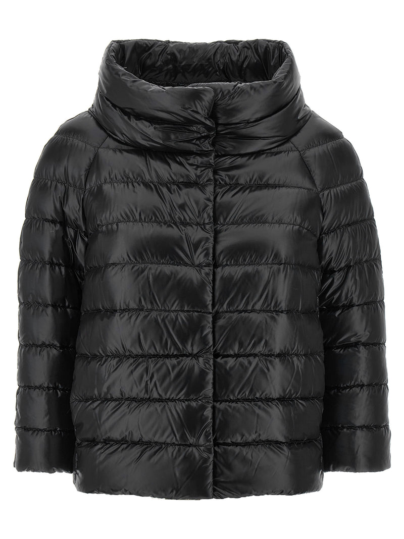 Herno Sofia Black Polyamide Full-Length Jacket
