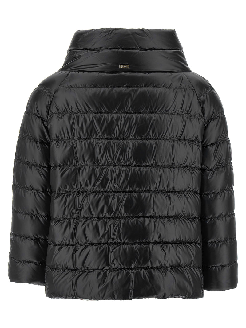 Herno Sofia Black Polyamide Full-Length Jacket