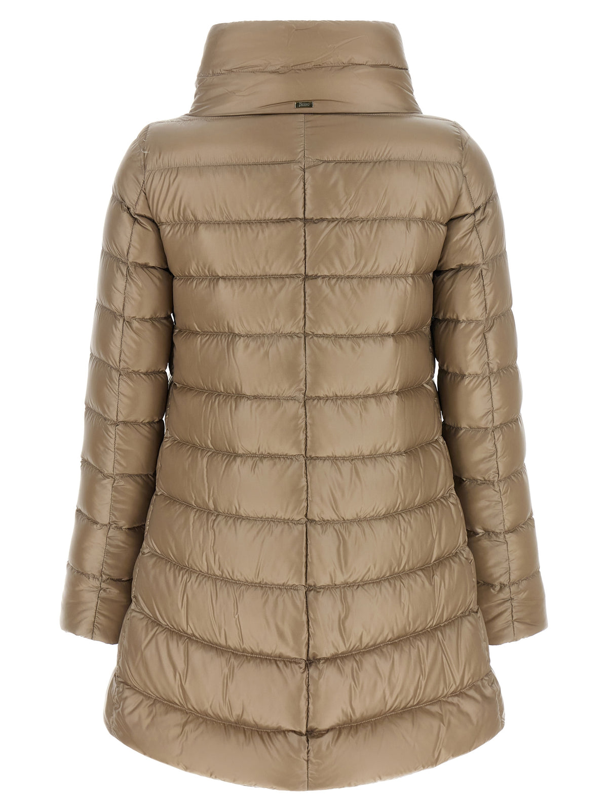 Herno Amelia Beige Polyamide Full-Length Jacket