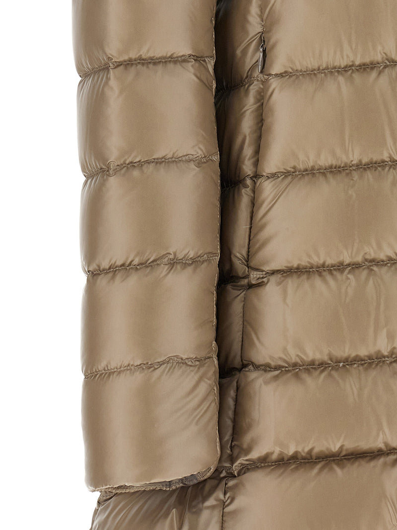 Herno Amelia Beige Polyamide Full-Length Jacket