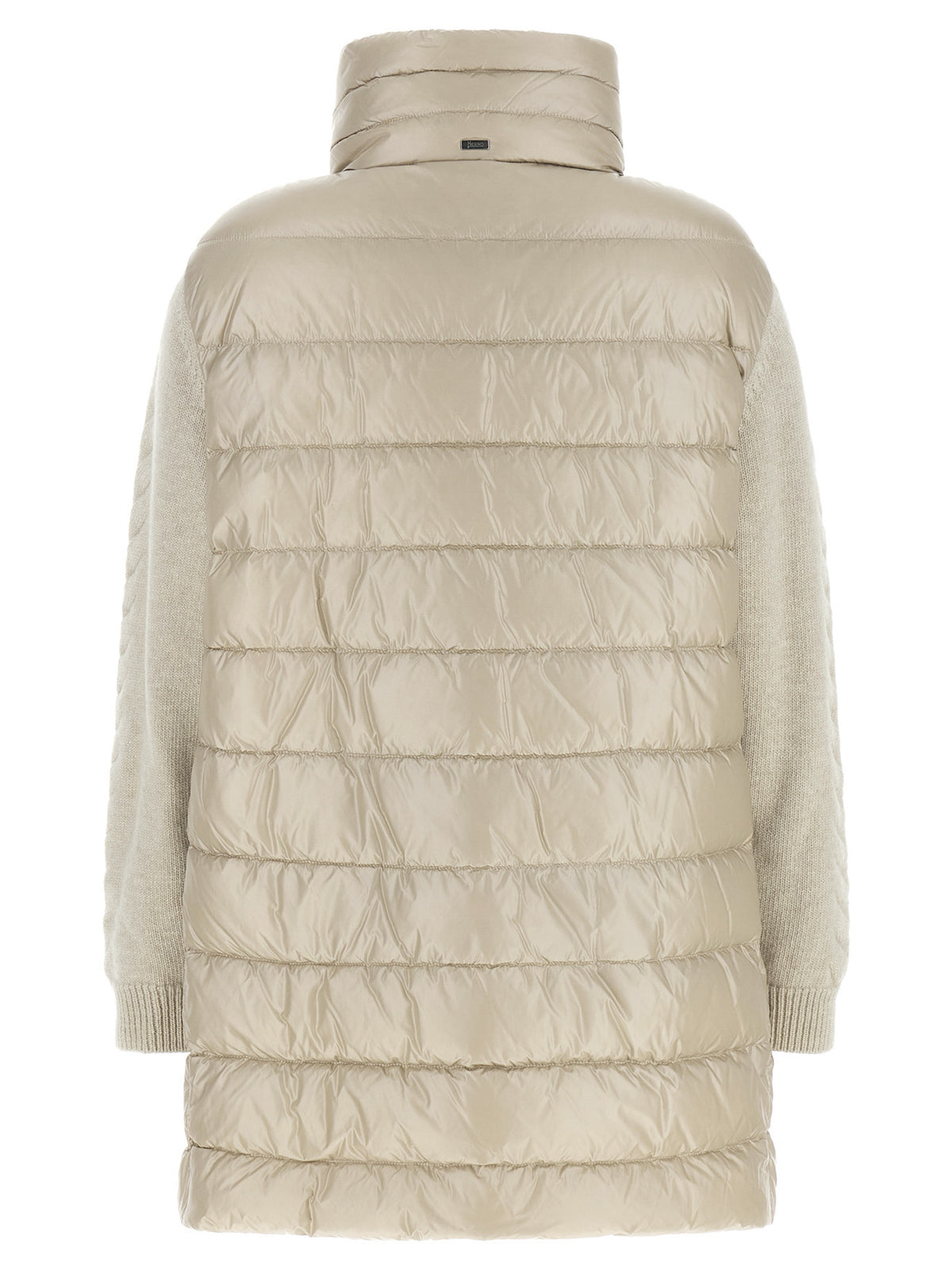 Herno Beige Polyamide Full-Length Jacket - Resort Hybrid Design
