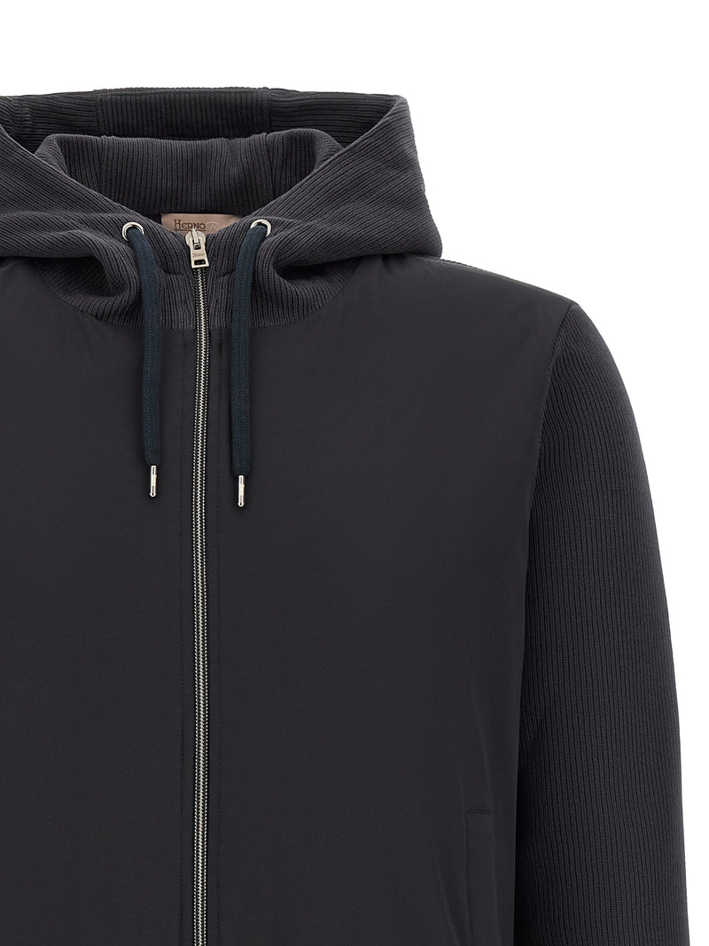 Herno Blue Cotton Shell Jacket - Stylish & Functional
