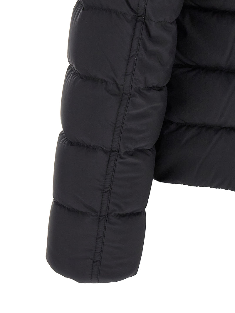 Herno Black Polyamide Full-Length Jacket - Modern Elegance