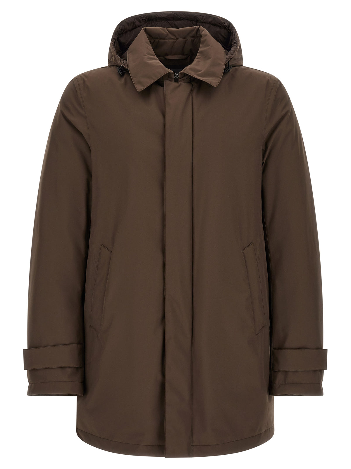 Herno Brown Polyester Parka