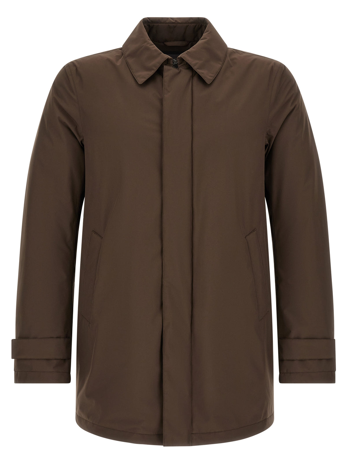 Herno Brown Polyester Parka
