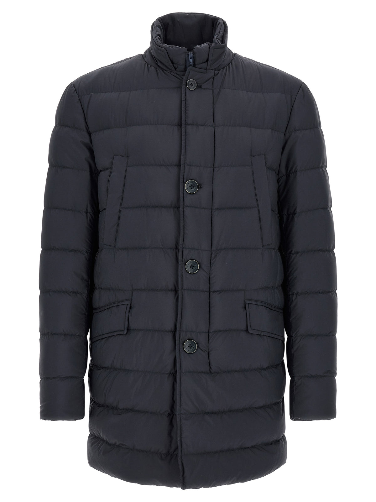 Herno Blue Polyamide Coat
