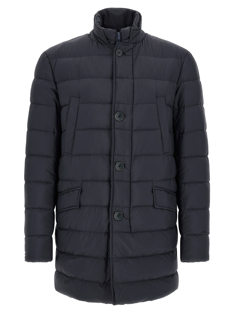 Herno Il Cappotto Blue Polyamide Down Jacket for Men