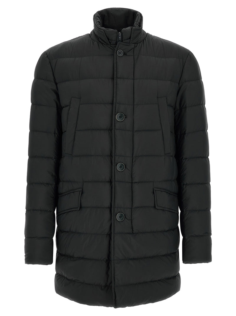 Herno Black Polyamide Full-Length Jacket - Il Cappotto