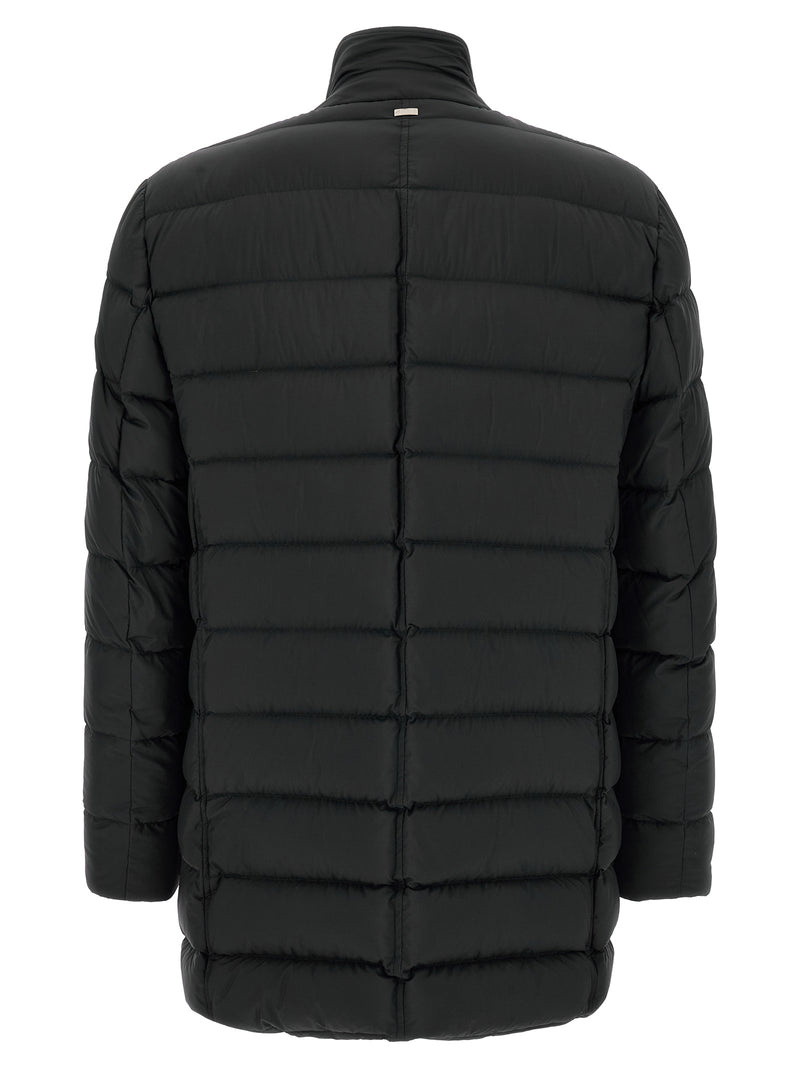 Herno Black Polyamide Full-Length Jacket - Il Cappotto