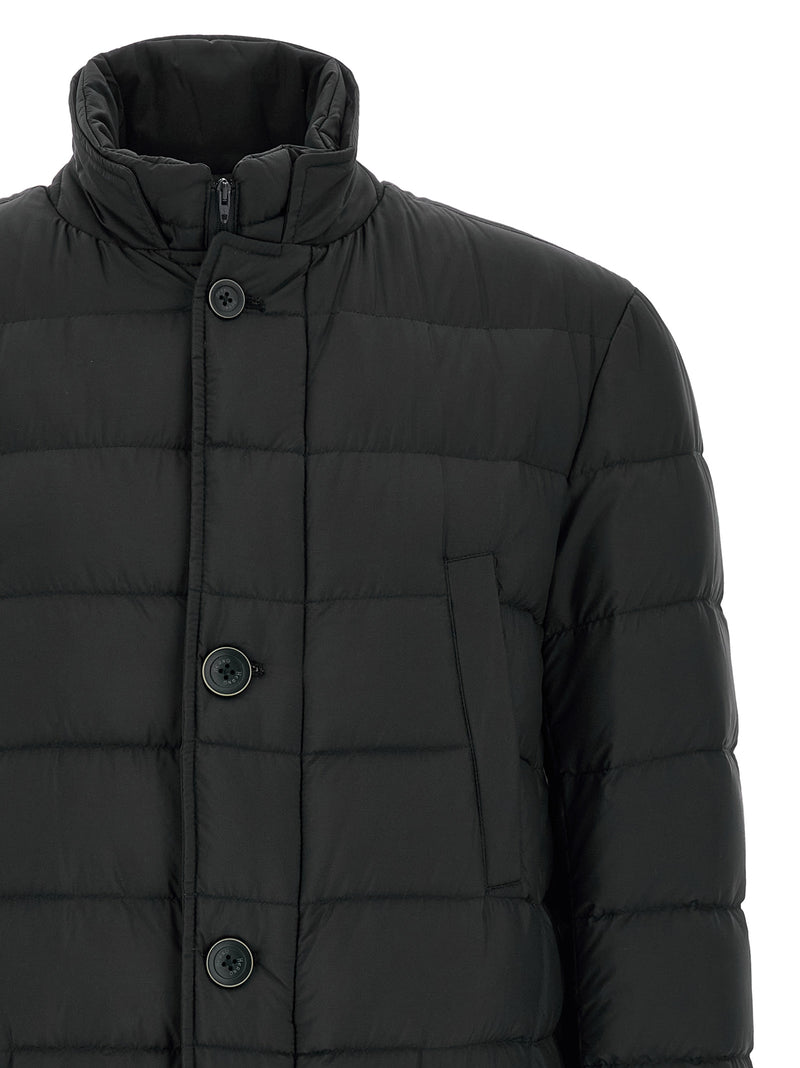 Herno Black Polyamide Full-Length Jacket - Il Cappotto