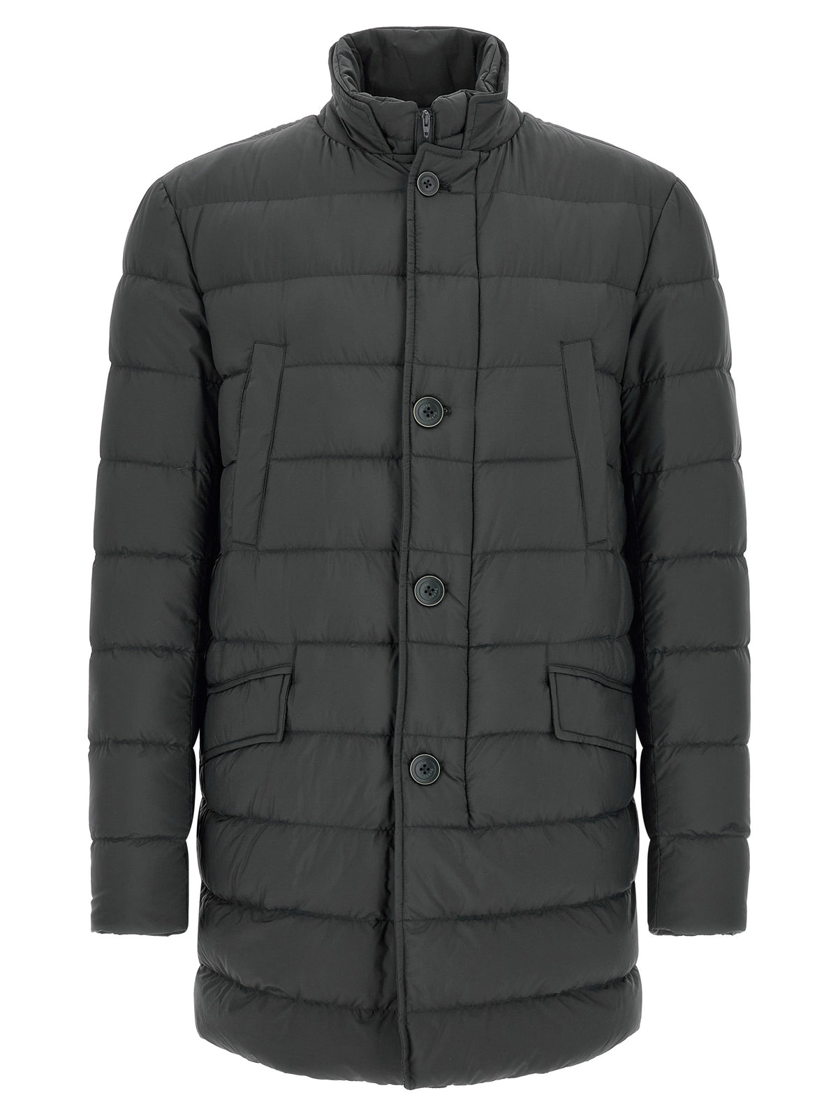 Herno Gray Polyamide Coat