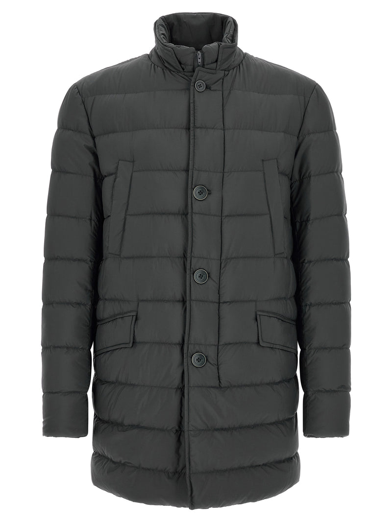 Herno Il Cappotto Gray Polyamide Coat for Men