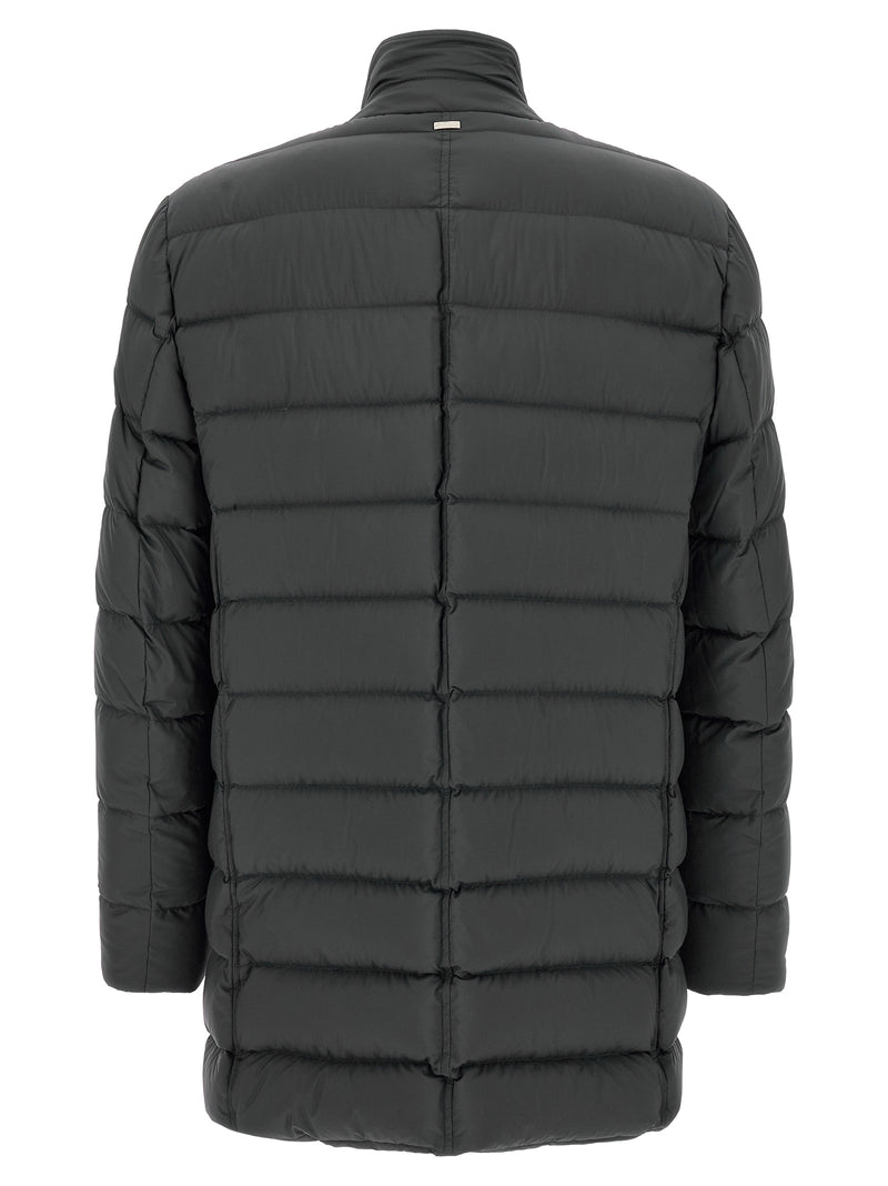 Herno Il Cappotto Gray Polyamide Coat for Men