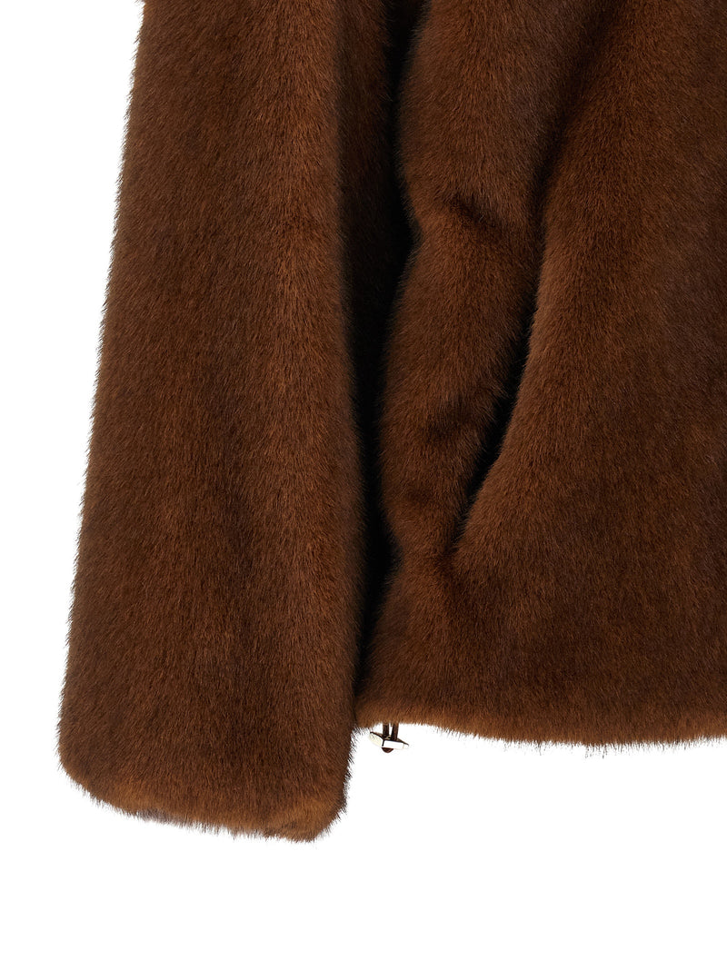Herno Brown Polyester Bomber Jacket for Women
