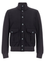 Herno Blue Cotton Jacket