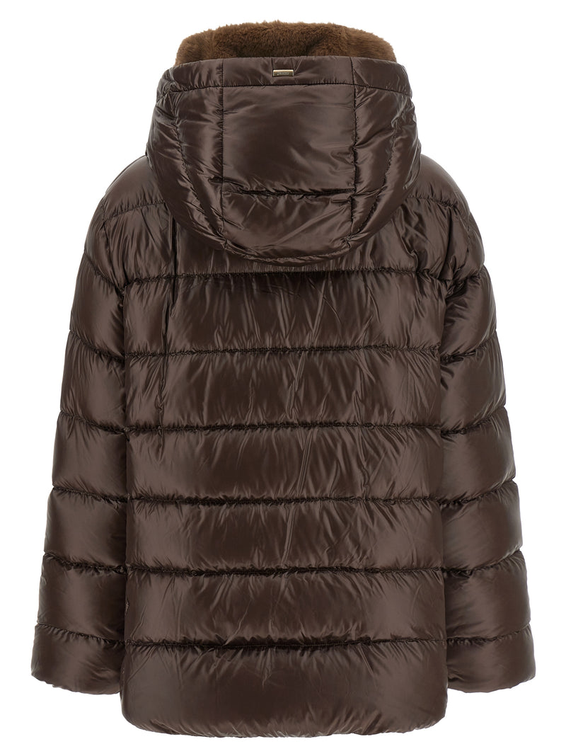 Herno Fusciacca Brown Polyamide Full-Length Jacket