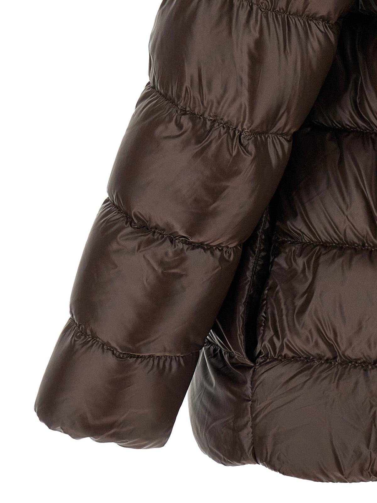 Herno Brown Polyamide Full-Length Jacket