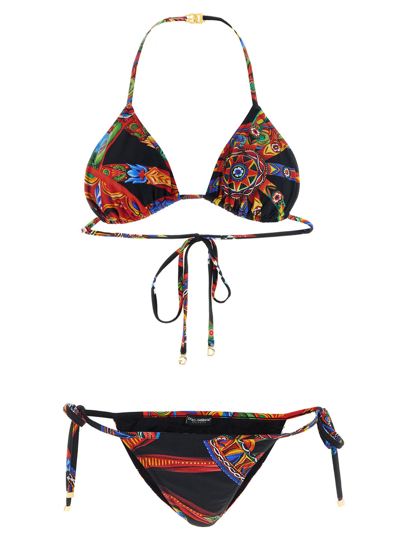 Dolce & Gabbana Multicolor Polyamide Bikini - Carretto Print