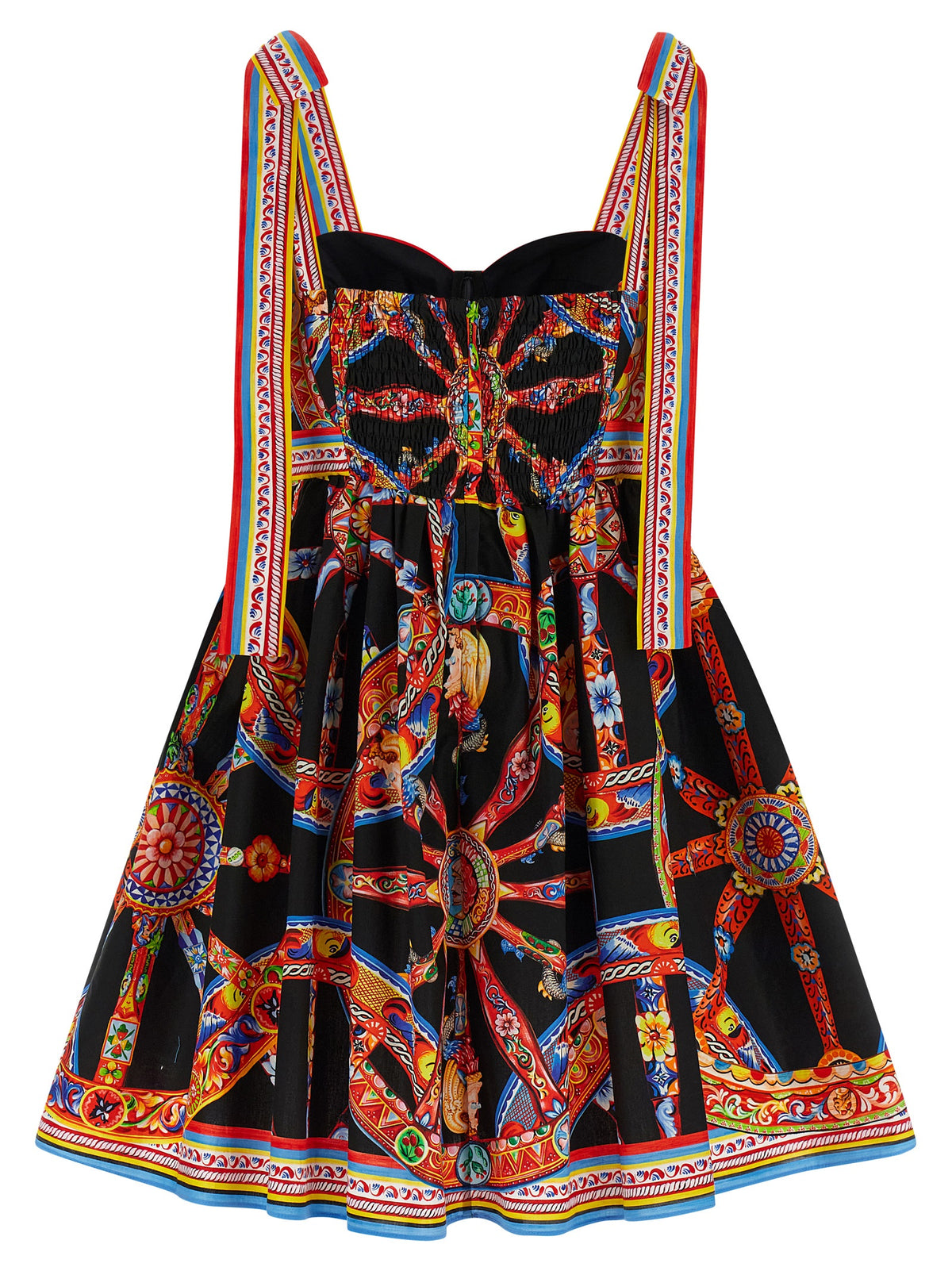 Dolce & Gabbana Multicolor Cotton Short Dress