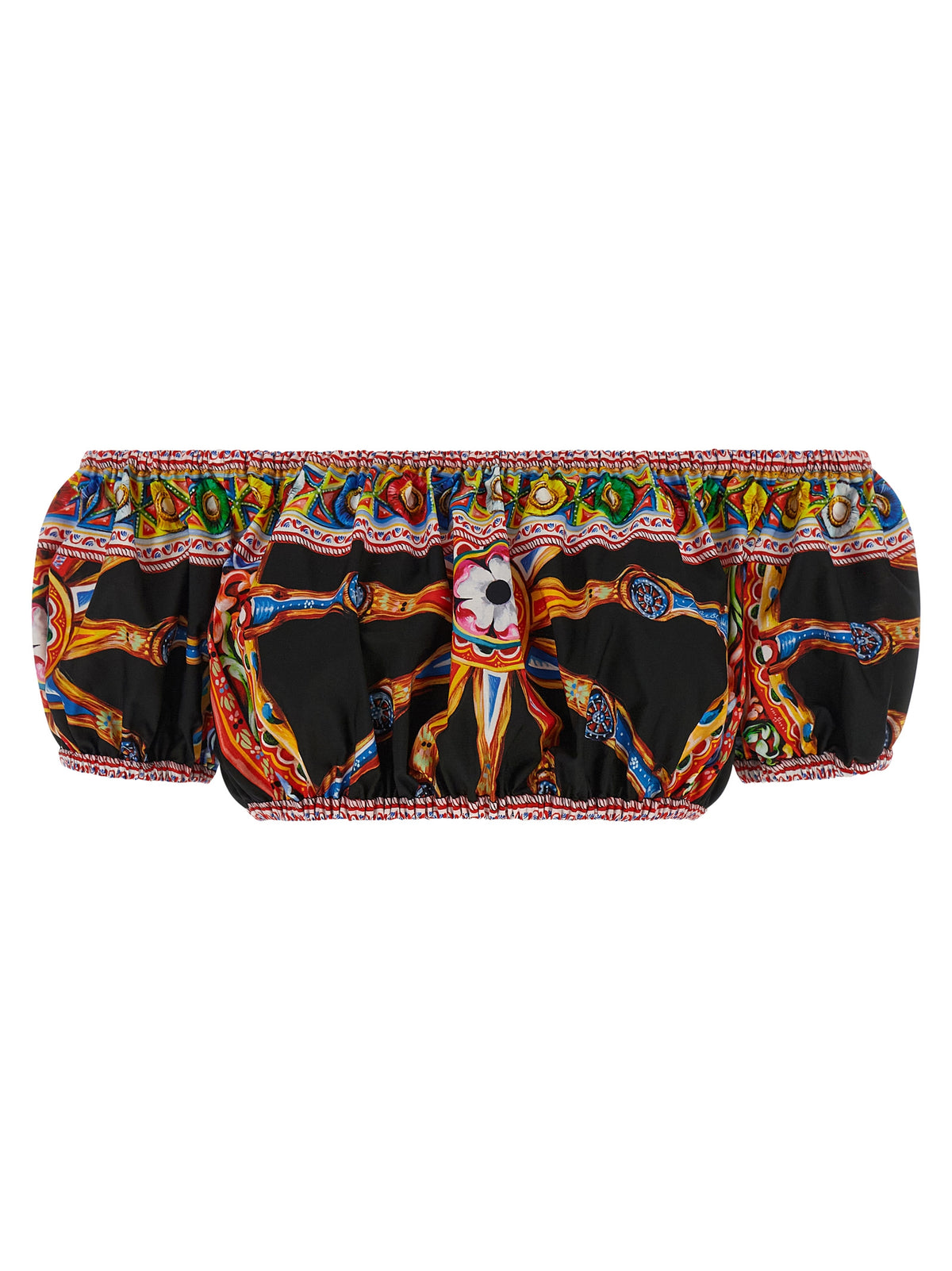 Dolce & Gabbana Multicolor Cotton Pattern Shirt