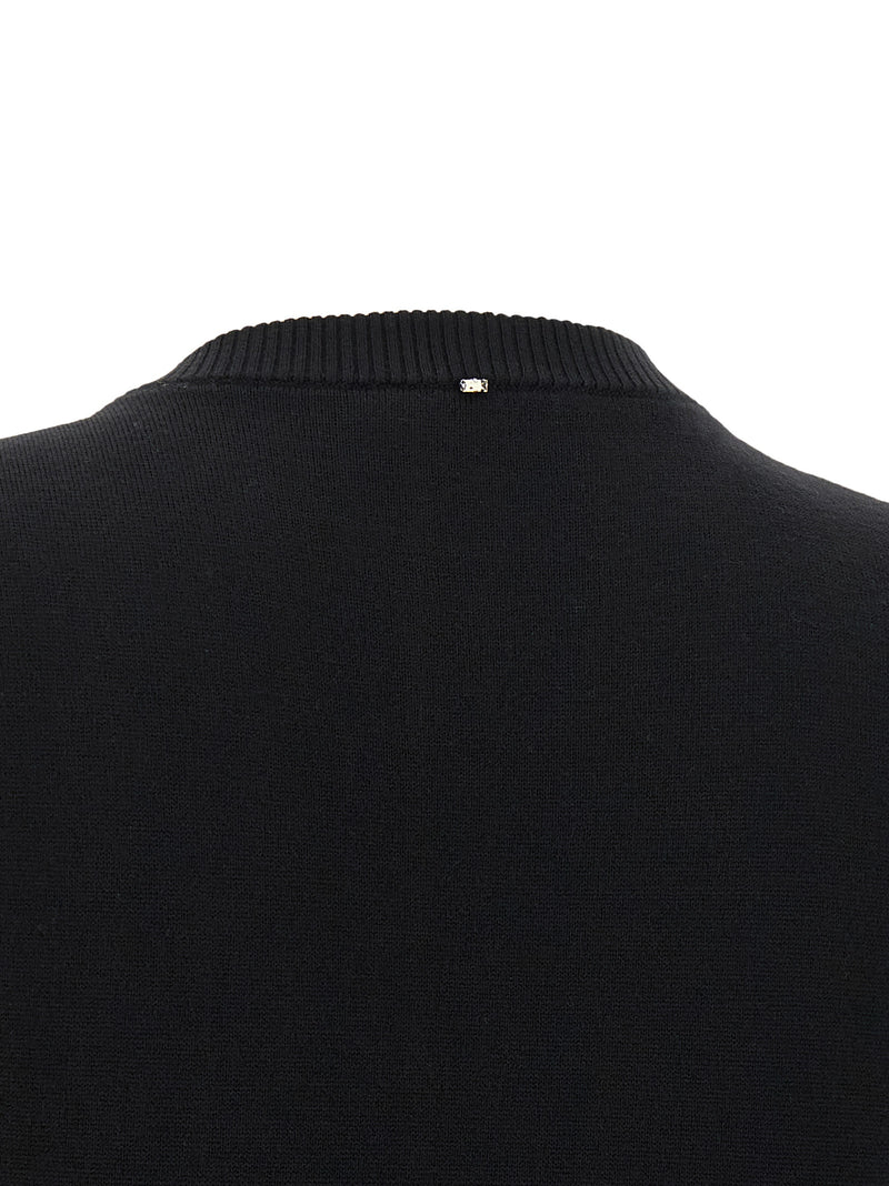Sportmax Black Virgin Wool Tank Top - SpxCrine